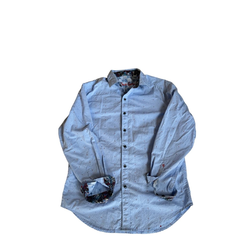 Robert Graham Button Down Long‎ Sleeve Shirt Size S
